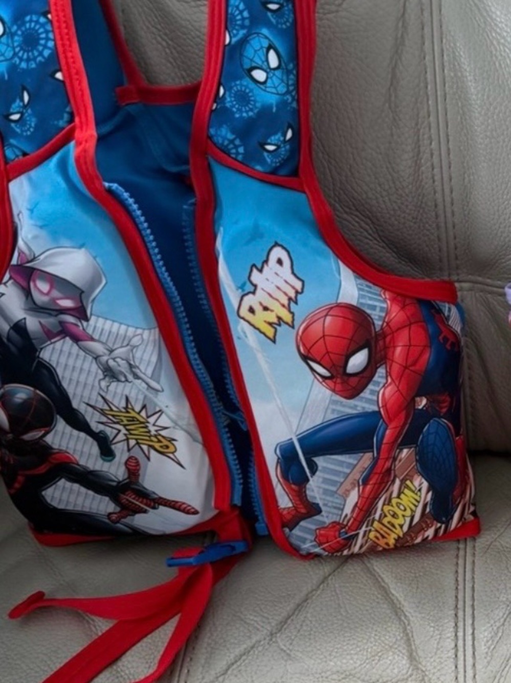 Spiderman Kids Life Vest - Blue and Red